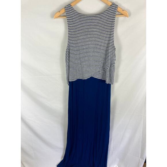 Chelsea & Theodore Layered Maxi Dress Size Small - Picture 4 of 4